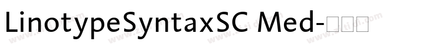 LinotypeSyntaxSC Med字体转换